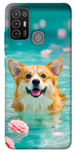 Чехол itsPrint Swimming corgi для ZTE Blade A52