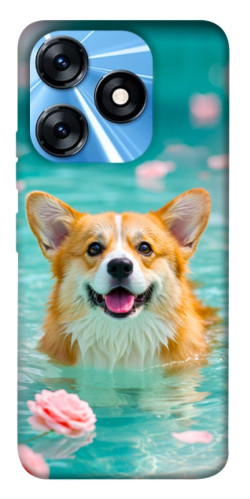 Чехол itsPrint Swimming corgi для TECNO Spark 10 Pro