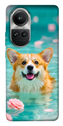 Чохол itsPrint Swimming corgi для Oppo Reno 10