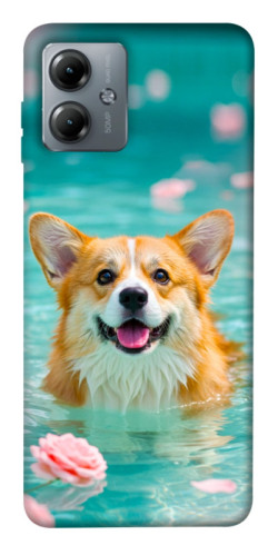 Чехол itsPrint Swimming corgi для Motorola Moto G14