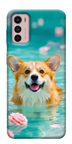 Чехол itsPrint Swimming corgi для Motorola Moto G42