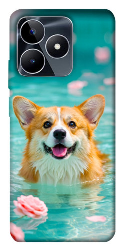 Чехол itsPrint Swimming corgi для Realme C53