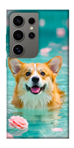 Чехол itsPrint Swimming corgi для Samsung Galaxy S24 Ultra