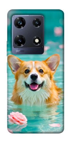 Чехол itsPrint Swimming corgi для Infinix Note 30 Pro