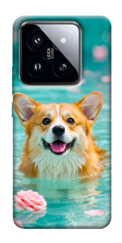 Чехол itsPrint Swimming corgi для Xiaomi 14 Pro