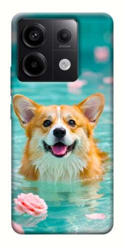 Чехол itsPrint Swimming corgi для Xiaomi Redmi Note 13 Pro 4G