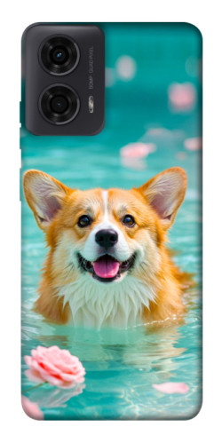 Чехол itsPrint Swimming corgi для Motorola Moto G24