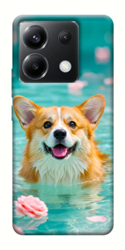 Чехол itsPrint Swimming corgi для Xiaomi Poco X6
