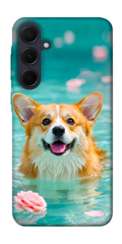 Чехол itsPrint Swimming corgi для Samsung Galaxy A55