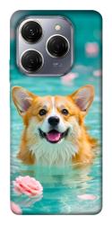 Чехол itsPrint Swimming corgi для TECNO Spark 20 Pro