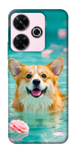 Чехол itsPrint Swimming corgi для Xiaomi Redmi 13 4G / Poco M6 4G