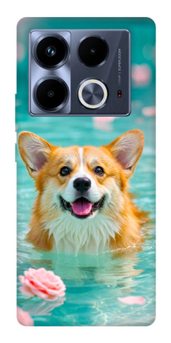 Чехол itsPrint Swimming corgi для Infinix Note 40 4G
