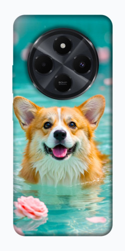 Чехол itsPrint Swimming corgi для Xiaomi Redmi 14C / Poco C75