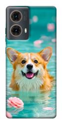 Чехол itsPrint Swimming corgi для Motorola Moto G85