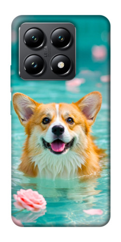 Чехол itsPrint Swimming corgi для Xiaomi 14T