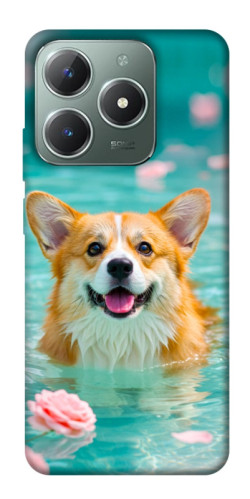 Чехол itsPrint Swimming corgi для Realme C61 4G