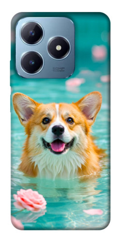 Чехол itsPrint Swimming corgi для Realme C63 4G