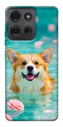 Чехол itsPrint Swimming corgi для Motorola Moto G75 5G