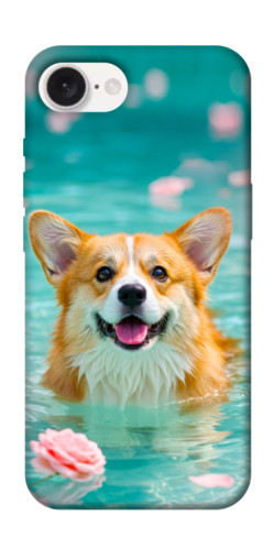Чехол itsPrint Swimming corgi для Apple iPhone 16e (6.1")