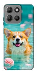 Чехол itsPrint Swimming corgi для Motorola Moto G15 4G