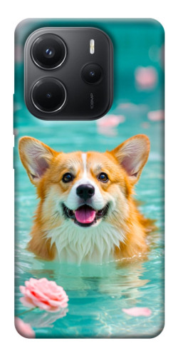 Чехол itsPrint Swimming corgi для Xiaomi Redmi Note 14 4G (Europe version)