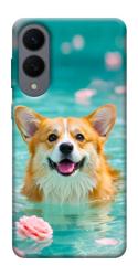Чехол itsPrint Swimming corgi для Samsung Galaxy S25 Edge