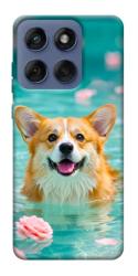 Чехол itsPrint Swimming corgi для Motorola Edge 60 Fusion