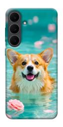 Чехол itsPrint Swimming corgi для Samsung Galaxy S25 FE