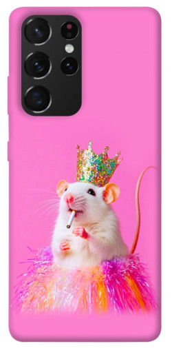 Чехол itsPrint Гламурная крыса для Samsung Galaxy S21 Ultra