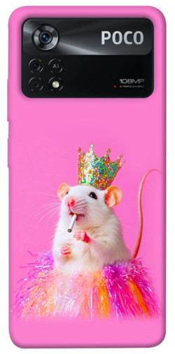 Чехол itsPrint Гламурная крыса для Xiaomi Poco X4 Pro 5G