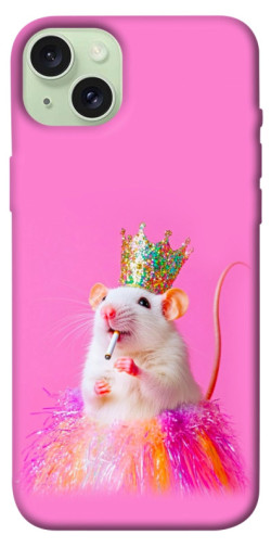 Чехол itsPrint Гламурная крыса для Apple iPhone 15 Plus (6.7")