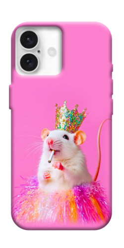 Чехол itsPrint Гламурная крыса для Apple iPhone 16 Plus (6.7")