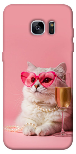 Чохол itsPrint Pinky cat для Samsung G935F Galaxy S7 Edge