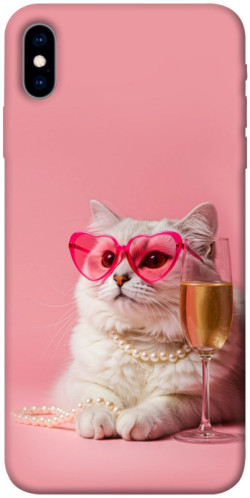 Чехол itsPrint Pinky cat для Apple iPhone X (5.8")