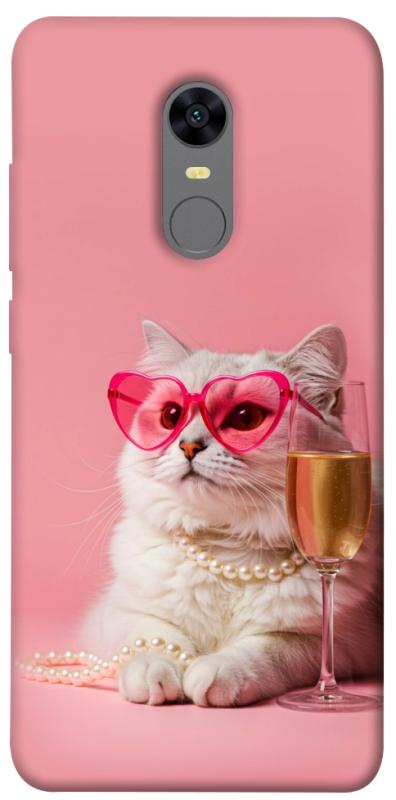 Чохол itsPrint Pinky cat для Xiaomi Redmi 5 Plus / Redmi Note 5 (Single Camera), тварини, купити оптом з доставкою