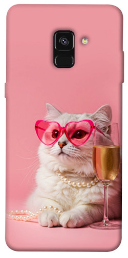 Чохол itsPrint Pinky cat для Samsung A530 Galaxy A8 (2018)