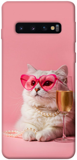 Чехол itsPrint Pinky cat для Samsung Galaxy S10