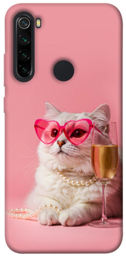Чехол itsPrint Pinky cat для Xiaomi Redmi Note 8