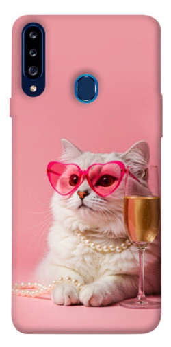 Чехол itsPrint Pinky cat для Samsung Galaxy A20s