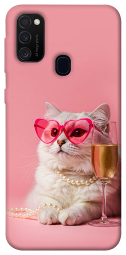 Чохол itsPrint Pinky cat для Samsung Galaxy M30s / M21