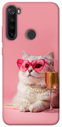 Чехол itsPrint Pinky cat для Xiaomi Redmi Note 8T