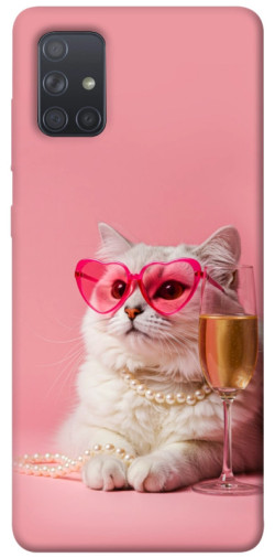 Чехол itsPrint Pinky cat для Samsung Galaxy A71
