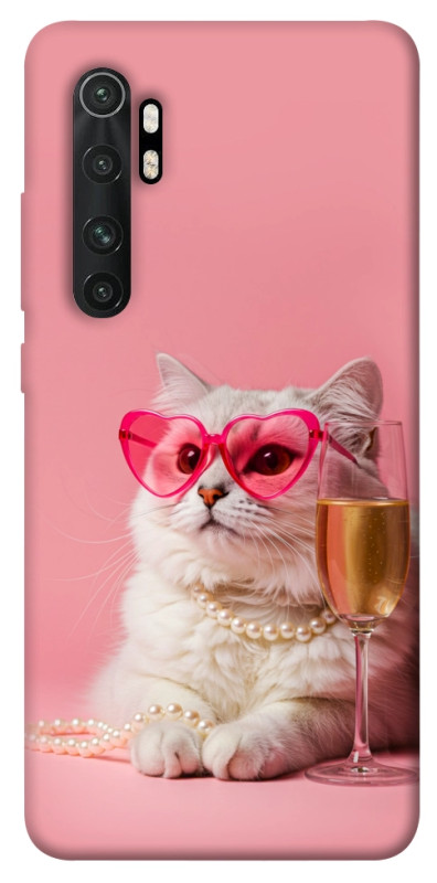 Чехол itsPrint Pinky cat для Xiaomi Mi Note 10 Lite, животные, купить оптом с доставкой