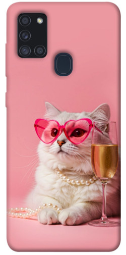 Чехол itsPrint Pinky cat для Samsung Galaxy A21s