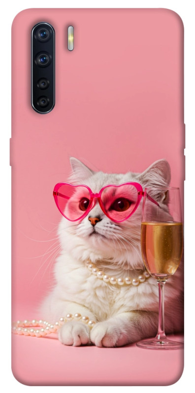 Чехол itsPrint Pinky cat для Oppo A91, животные, купить оптом с доставкой