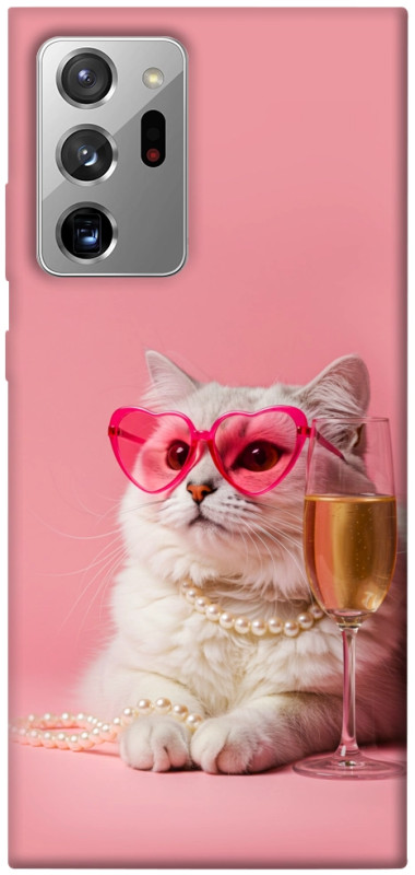Чехол itsPrint Pinky cat для Samsung Galaxy Note 20 Ultra, животные, купить оптом с доставкой