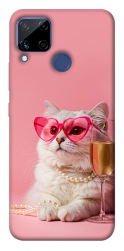 Чехол itsPrint Pinky cat для Realme C15