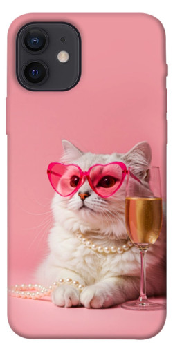 Чохол itsPrint Pinky cat для Apple iPhone 12 Pro (6.1")