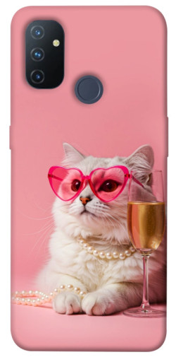 Чехол itsPrint Pinky cat для OnePlus Nord N100