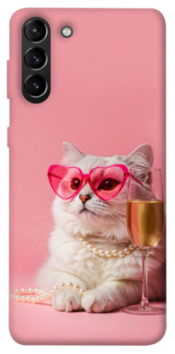 Чохол itsPrint Pinky cat для Samsung Galaxy S21+